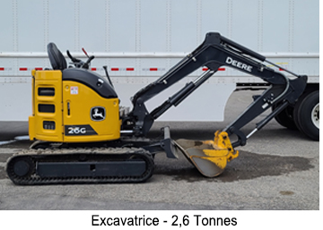 EXCAVATRICE 2.6 TONNES
