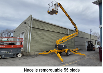 Nacelle remorquable 55 pieds