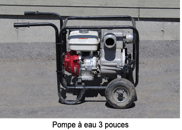 Pompe à eau 3 pouces